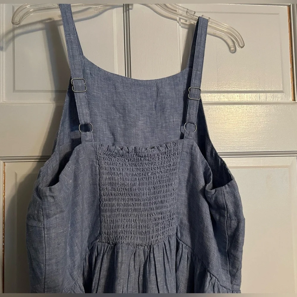 Lands’ End denim maxi dress size 1X - Picture 8 of 10